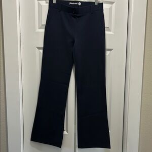 NWOT Betabrand navy blue Boot Cut Flare Pants High-Waisted